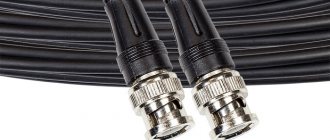 Bayonet coaxial RF connectors (jacks, connectors) of the BNC type are widely used to connect cables for transmitting digital and analog audio and video signals to test equipment, electronic devices, antennas and aircraft instruments. Typically, plugs are installed on cables (in jargon, “male”), and sockets (in jargon, “females”) are installed on equipment panels. 
