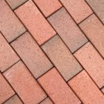 concrete paving slabs red brick