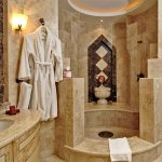 Shower cabin in Turkish style