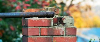 Brick fence post destroyed due to missing cap