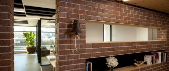 Laying brick partitions - step-by-step instructions