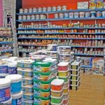 Paint for concrete in a store