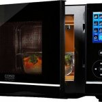 Microwave with touch panel