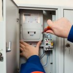 Installation of an electricity meter