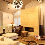 Features of lighting a wooden house - photo 0