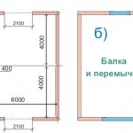 план проектируемого дома с жб колонной посредине