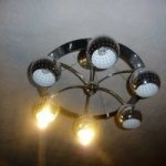 Why do the light bulbs on the chandelier burn out?