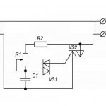 Reducing voltage using a triac