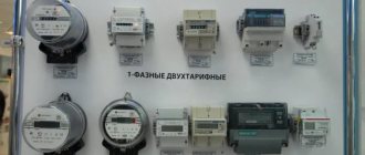 Variety of electricity meters