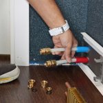 Do-it-yourself warm water baseboard: photo and video instructions