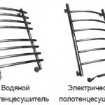 Types of heated towel rails