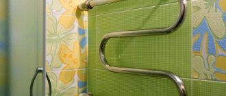 Inserting a heated towel rail into a heating or hot water riser