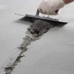 sealing cracks in concrete